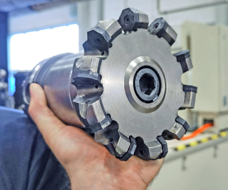 Performance boost with NeoMill face milling cutter MAPAL tools are convincing in standard applications